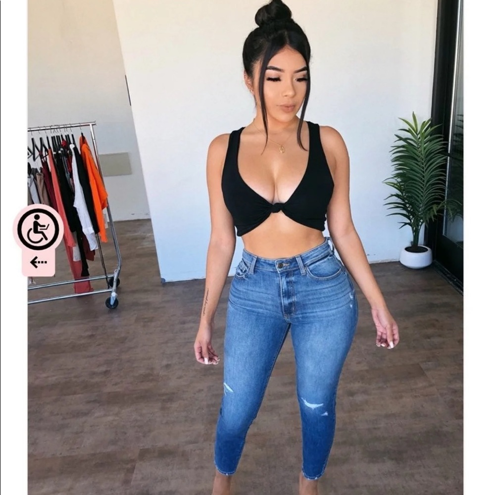 Ootdfash tobi super high rise mom jeans size 1